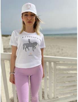 T-SHIRT EQUESTRO DRESSAGE STRASS-18413
