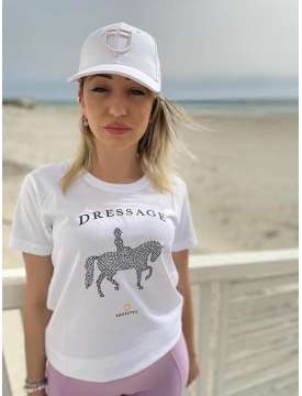 T-SHIRT EQUESTRO DRESSAGE STRASS-18414