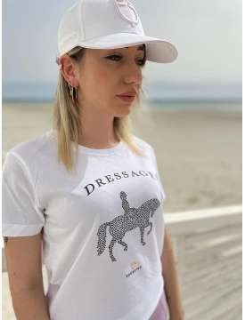 T-SHIRT EQUESTRO DRESSAGE STRASS-18415