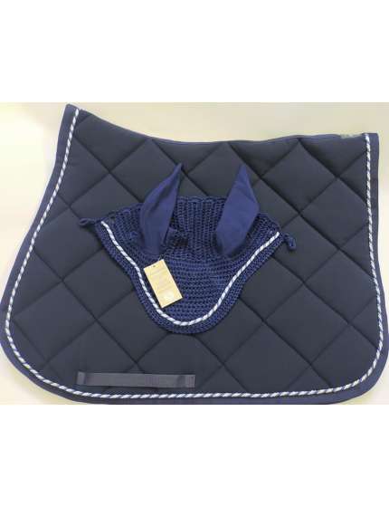 SOTTOSELLA MICROFIBRA CON CUFFIA BLU