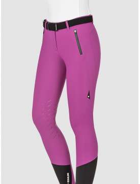 PANTALONE EQUILINE VIOLA E DA GARA KNEE GRIP-18880