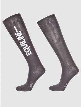 CALZE EQUILINE UNISEX BLU E NERE GRIP-18887