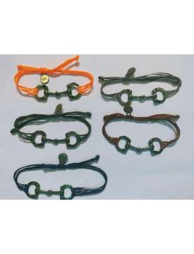 BRACCIALE GOLDSNAFFLE FILETTO VERDE-19047