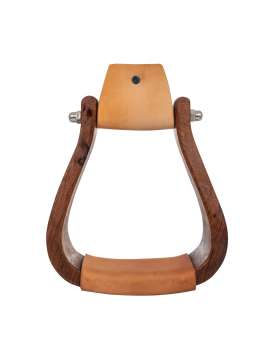 STAFFE WESTERN IN LEGNO POOLS PEDANA RIVESTITA-19225