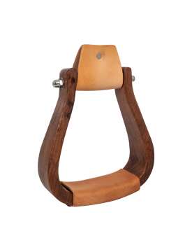 STAFFE WESTERN IN LEGNO POOLS PEDANA RIVESTITA-19226