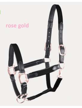 CAVEZZA IN CUOIO NYLON FIBBIE ROSE GOLD-19278
