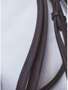 BRIGLIA INGLESE IN CUOIO CLINCHER ARGENTO-19571