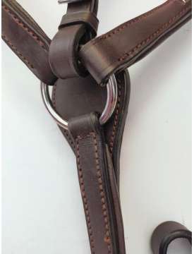 PETTORALE INGLESE BASIC CLINCHER ARGENTO-19581