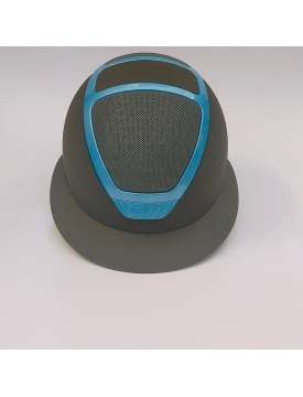 CASCO KASK STAR LADY NERO PLACCA BABY BLU-19633