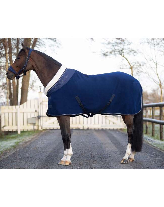 coperta cavallo in pile collo pelliccia