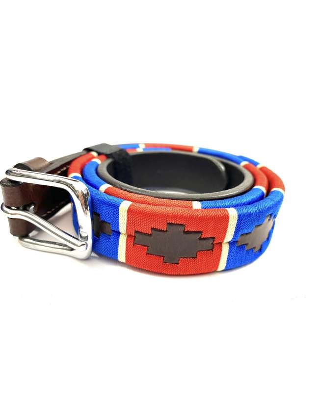 CINTURA IN CUOIO STILE POLO
