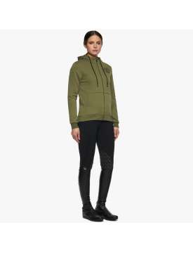 FELPA DONNA CAVALLERIA TOSCANA CON ZIP-21028