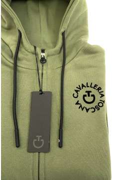 FELPA DONNA CAVALLERIA TOSCANA CON ZIP-21030