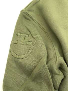 FELPA DONNA CAVALLERIA TOSCANA CON ZIP-21031