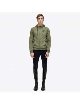 FELPA UOMO CAVALLERIA TOSCANA CON ZIP-21038