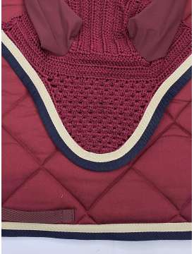 SOTTOSELLA E CUFFIA BORDEAUX PERSONALIZZATO-21152