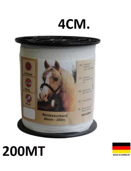FETTUCCIA ELETTRICA RECINTO CAVALLO