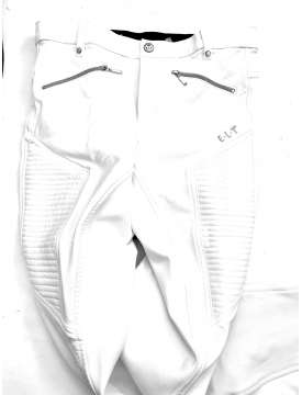 PANTALONE EQUITAZIONE BIANCO CON RINFORZO-21259