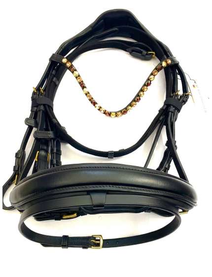 BRIGLIA INGLESE WALDHAUSEN GOLDHEART FIBBIE DORATE