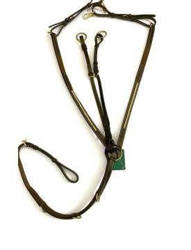PETTORALE INGLESE IN CUOIO CON CLINCHER OTTONE HENRI DE RIVEL-21727