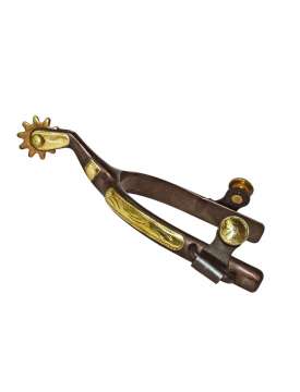 SPERONI WESTERN BRUNITO DECORO LUCIDO-21762