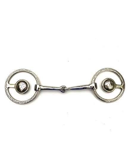 FILETTO WESTERN INOX ANELLO CON DECORO