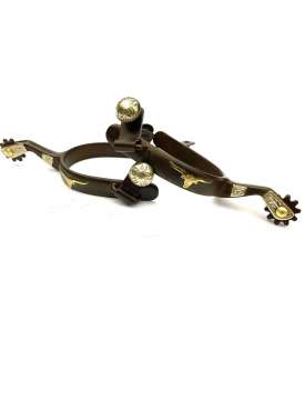 SPERONI WESTERN FERRO BRUNITO ROTELLA OTTONE-22085