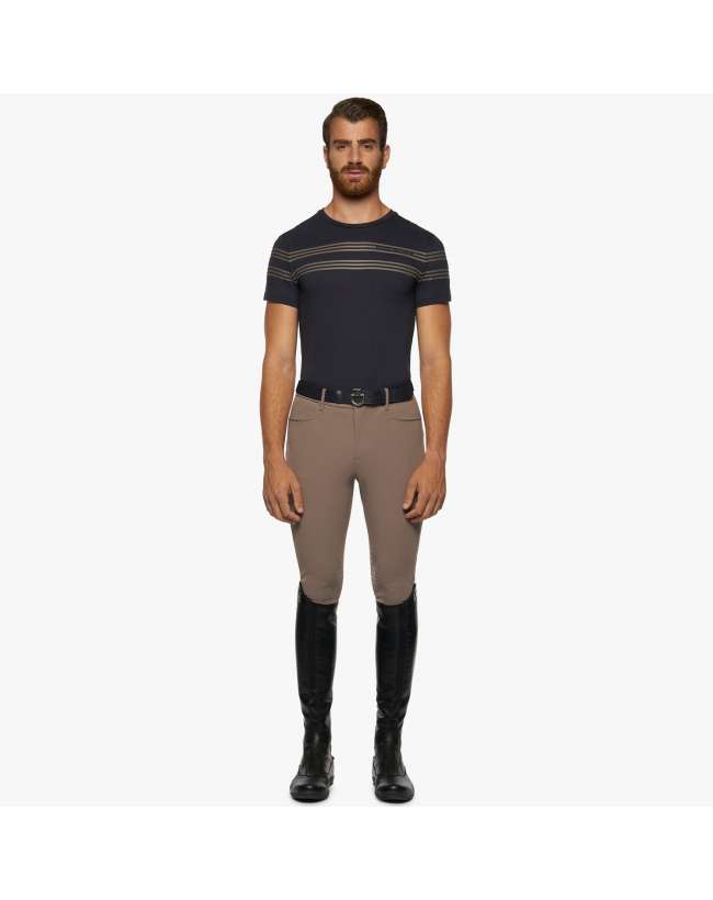 MAGLIETTA UOMO CAVALLERIA TOSCANA LOGO GOMMATO