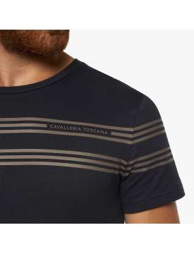 MAGLIETTA UOMO CAVALLERIA TOSCANA LOGO GOMMATO-22335