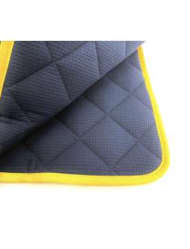 SOTTOSELLA BLU BORDO GIALLO CON CUFFIETTA-22345