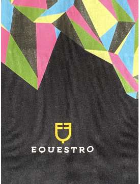 T-SHIRT EQUESTRO DONNA TESTA CAVALLO MULTICOLOR-22563