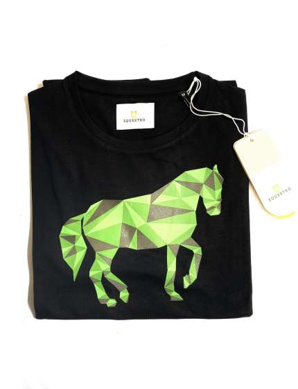 T-SHIRT EQUESTRO DONNA CAVALLO COLORATO
