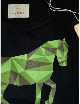T-SHIRT EQUESTRO DONNA CAVALLO COLORATO-22570