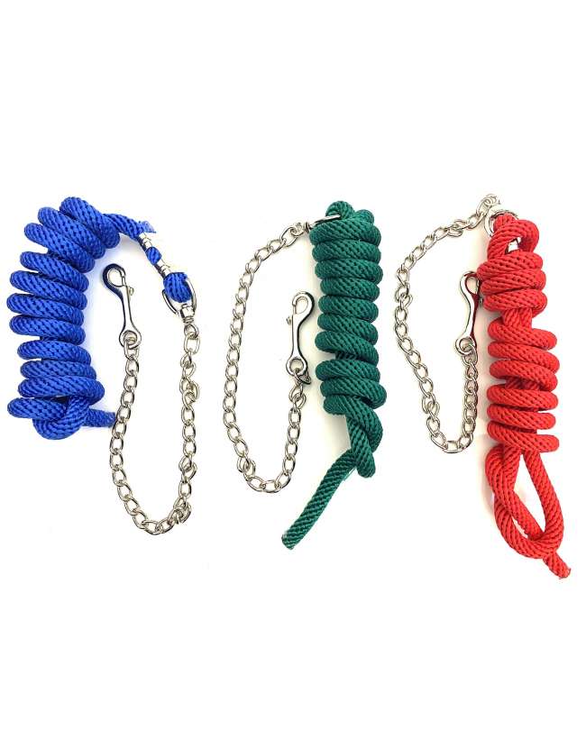 lunghina con catena per cavalli