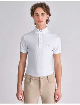 POLO DA CONCORSO UOMO CON INSERTO TRASPIRANTE-22765