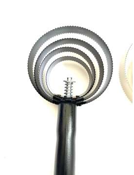 STRIGLIA PER CAVALLI A CERCHI INOX-22991