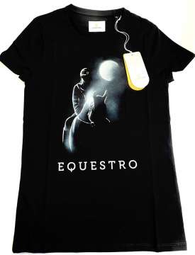MAGLIETTA EQUESTRO DONNA STAMPA RAGGIO DI LUNA-23015