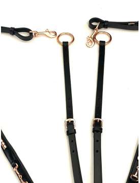 PETTORALE SUPREME CON FILETTO E CLINCHER ROSEGOLD-23223
