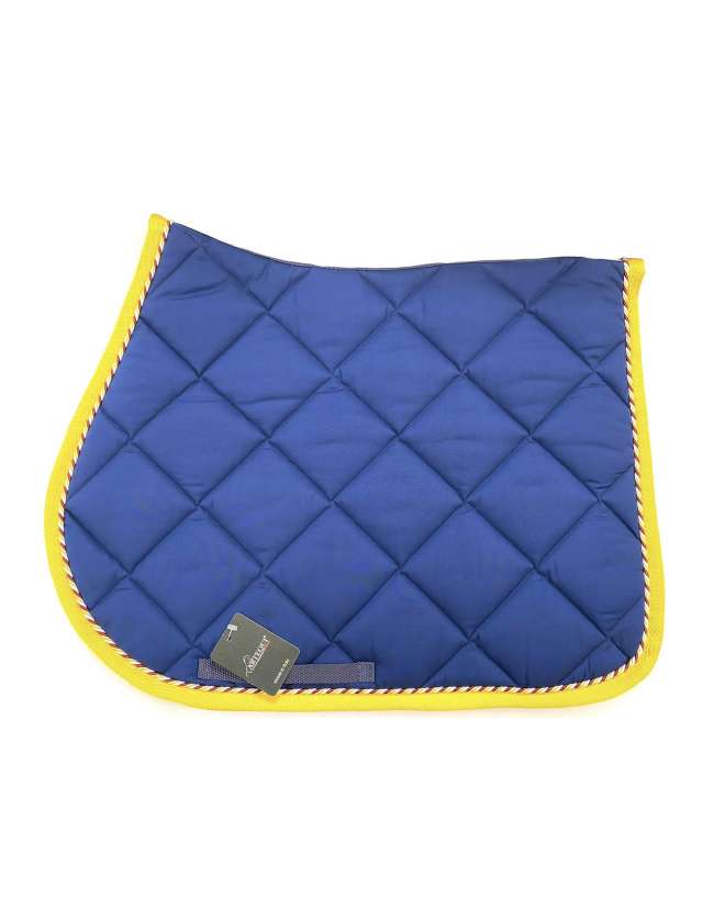 SOTTOSELLA PERSONALIZZATO BLU bordo giallo