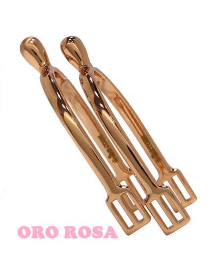 SPERONI INGLESI FINITURA ORO ROSA