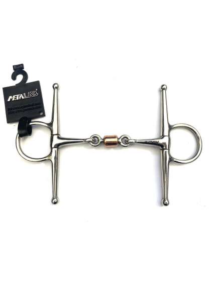 FILETTO PER CAVALLO AD ASTE CON RULLO IN RAME