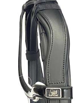 BRIGLIA DA DRESSAGE CON PROFILO BIANCO-23392