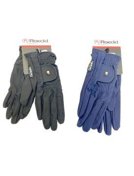 GUANTI PER EQUITAZIONE ROECKL GRIP MONOCOLORE-23436