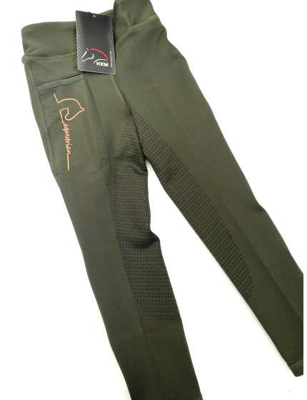 LEGGINGS CON GRIP DA BAMBINA PER EQUITAZIONE