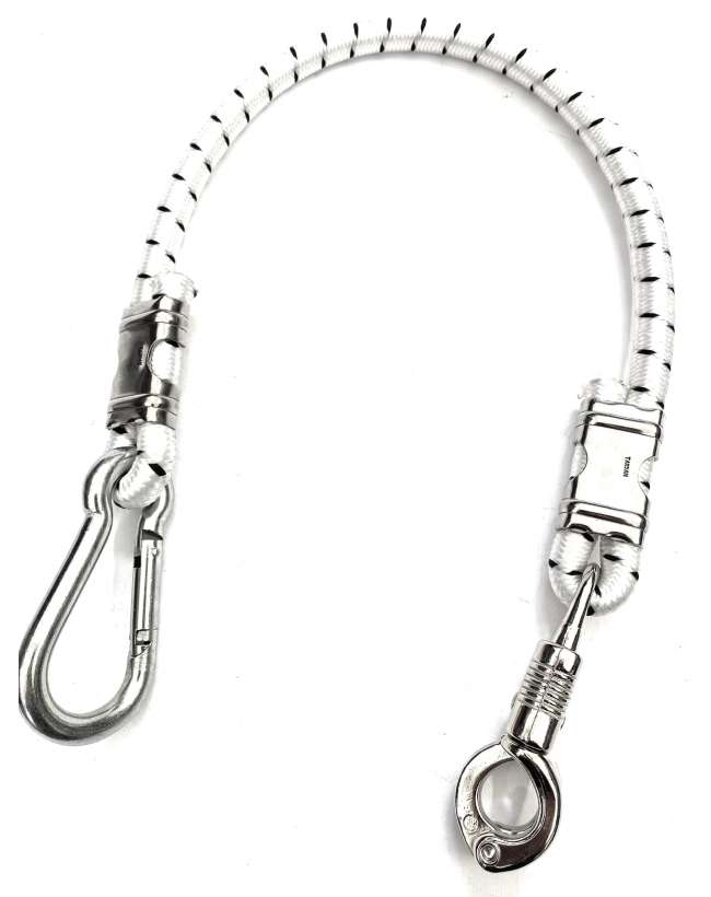 TIRANTE ELASTICO DA BOX CON MOSCHETTONI