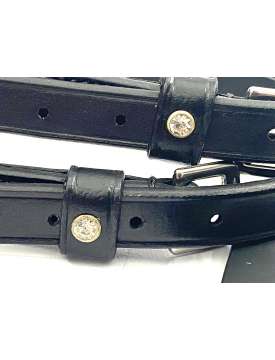 LACCI IN CUOIO PER SPERONI CON BRILLANTINO-23596