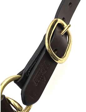 CAVEZZA IN CUOIO REVERSO CON LAVORAZIONI NYLON-23601