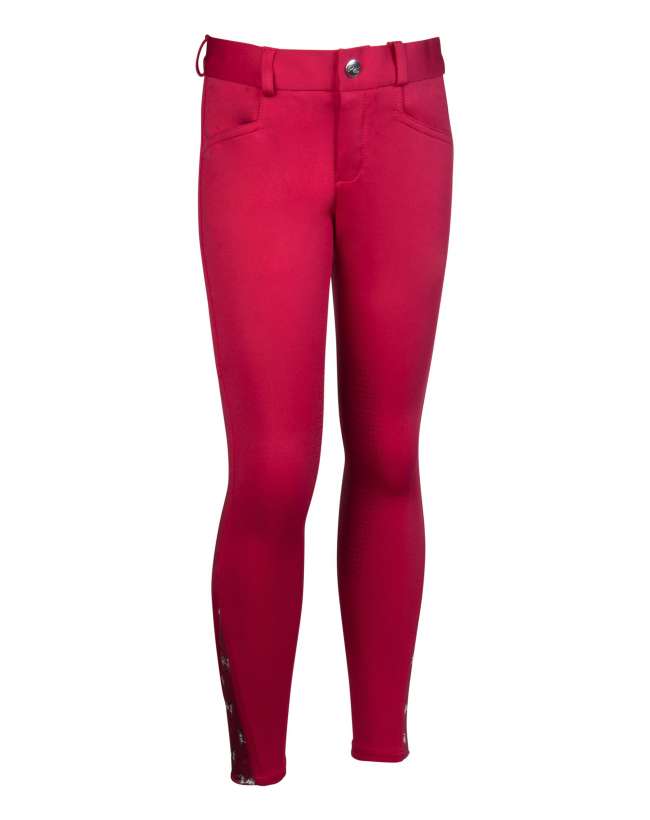 PANTALONE EQUITAZIONE PER BAMBINA CON GRIP