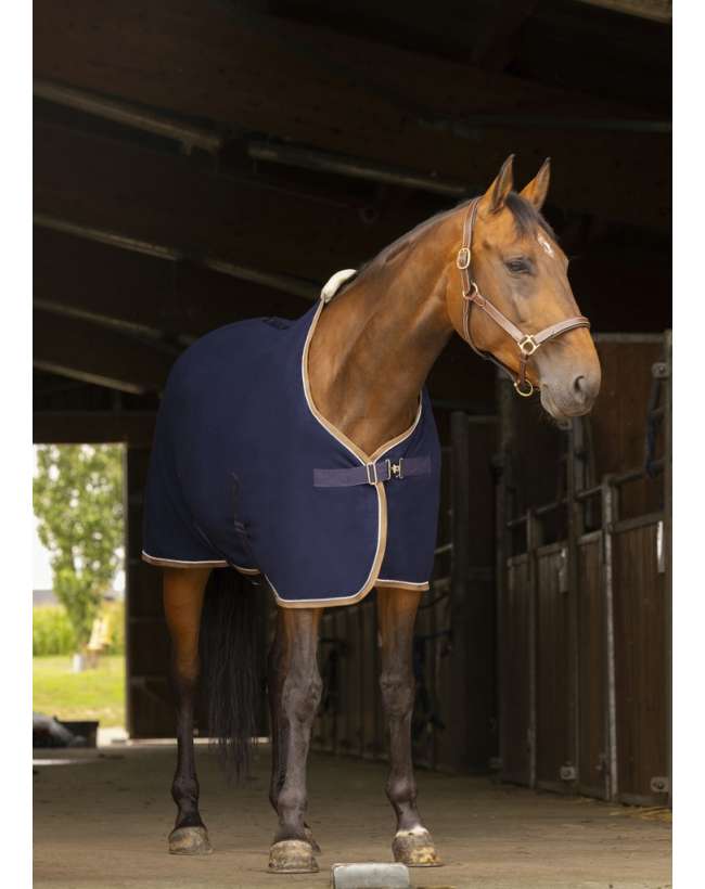 coperta per cavallo in pile BLU di qualità