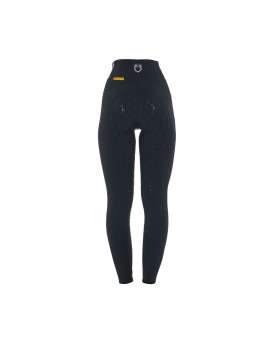 LEGGINGS EQUESTRO DONNA NERO CON STRASS-23777